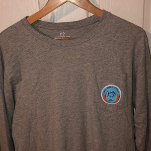 Southern Tide grey long sleeve t shirt